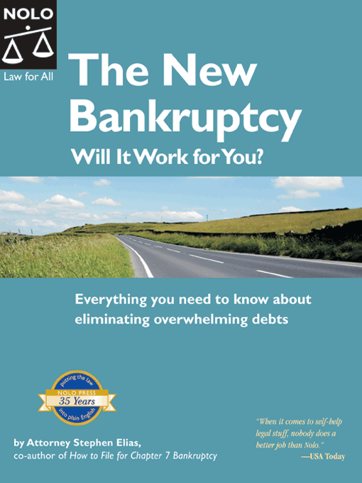Cover image for New Bankruptcy, The